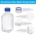 Patikil 1000ml Glass Storage Bottles, 2 Pack