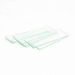 AmScope 100 Blank Microscope Slides with Covers