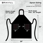 Waterproof Heavy Duty 35" Work Apron with Pockets