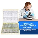 100 Microscope Slides with Specimens for All Ages