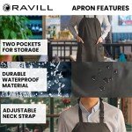 Waterproof Heavy Duty 35" Work Apron with Pockets