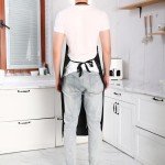 Extra Long Waterproof Bib Apron Set - 2 Pack
