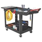 Heavy-Duty Rubbermaid Utility Cart - 500 lb Capacity
