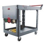 Heavy-Duty Rubbermaid Utility Cart - 500 lb Capacity