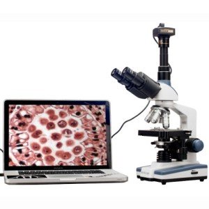 AmScope T120B-M Digital Trinocular Compound Microscope