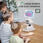 1200X Digital Microscope with 7" Screen