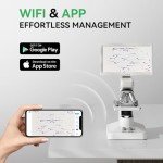 1200X Digital Microscope with 7" Screen