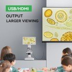 1200X Digital Microscope with 7" Screen