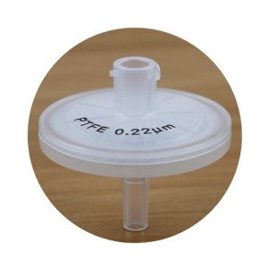 PTFE Syringe Filter, 25mm, 0.22μm, 100 Pcs
