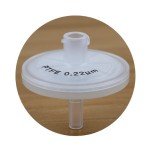 PTFE Syringe Filter, 25mm, 0.22μm, 100 Pcs