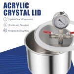 BACOENG 1.5 Gallon Vacuum Chamber Kit with Pump