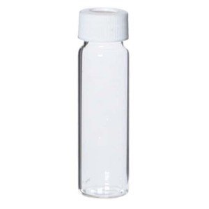Clear VOA Vials with White Septa Caps – 40 mL