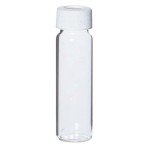 Clear VOA Vials with White Septa Caps – 40 mL