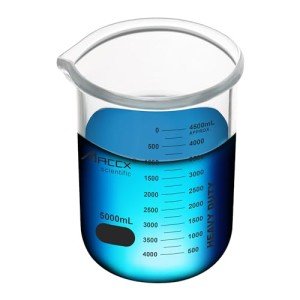 5000ml Heavy-Duty Borosilicate Glass Beaker