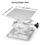 Stonylab Stainless Steel Lab Scissors Jack, 250mm