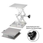 Stonylab Stainless Steel Lab Scissors Jack, 250mm