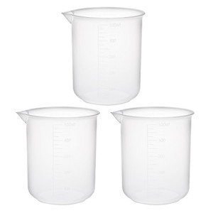 500ml Plastic Graduated Beaker Set – 3pcs