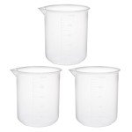 500ml Plastic Graduated Beaker Set – 3pcs