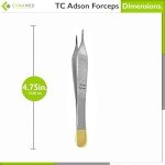 Cynamed 4.75" TC Adson Plastic Surgery Forceps