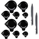 10PCS Plastic Weighing Powder Pans with Scoop