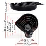 10PCS Plastic Weighing Powder Pans with Scoop