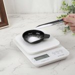 10PCS Plastic Weighing Powder Pans with Scoop