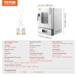 VEVOR 20L Digital Lab Incubator with PID Control