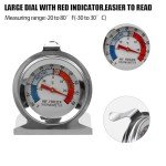 4 Pack Large Dial Refrigerator Freezer Thermometers