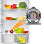 4 Pack Large Dial Refrigerator Freezer Thermometers