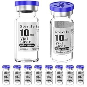 Ks-Tek Sterile 10ml Vials with Injection Port (10)