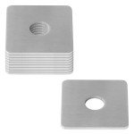 Heneng 10 Pack Stainless Steel Square Plate Washers