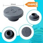 250 Rubber Stoppers for Glass Vials and Jars