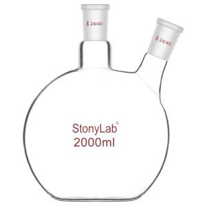 Stonylab 2L Flat Bottom Borosilicate Flask