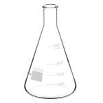 2000 ml Narrow Mouth Erlenmeyer Glass Flask