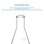 2000 ml Narrow Mouth Erlenmeyer Glass Flask