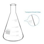 2000 ml Narrow Mouth Erlenmeyer Glass Flask