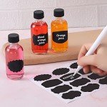 72 Pack of 2oz Clear Glass Bottles with Lids