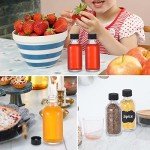 72 Pack of 2oz Clear Glass Bottles with Lids