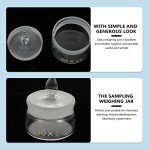 Clear Glass Weighing Bottles with Lid - 2 Pack