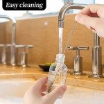 72 Pack of 2oz Clear Glass Bottles with Lids