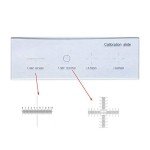 0.01mm Microscope Calibration Slide Ruler Tool