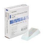 McKesson Plain Microscope Slides, Beveled Edges, 72 Count