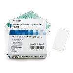McKesson Plain Microscope Slides, Beveled Edges, 72 Count