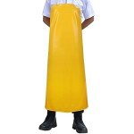 Heavy Duty Waterproof Rubber Vinyl Apron - Yellow