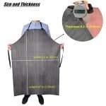 Waterproof Rubber Apron with Thick Gloves for Labs
