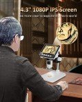 Aopick 4.3" LCD Coin Microscope 1000X with LEDs