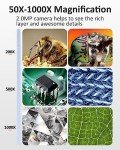 Aopick 4.3" LCD Coin Microscope 1000X with LEDs