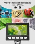 Aopick 4.3" LCD Coin Microscope 1000X with LEDs