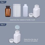 Aluminum Foil Cap Liners for PET Bottles (100 pcs)