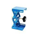 Blue Aluminum Lab Support Jack, 5.5" Max Height